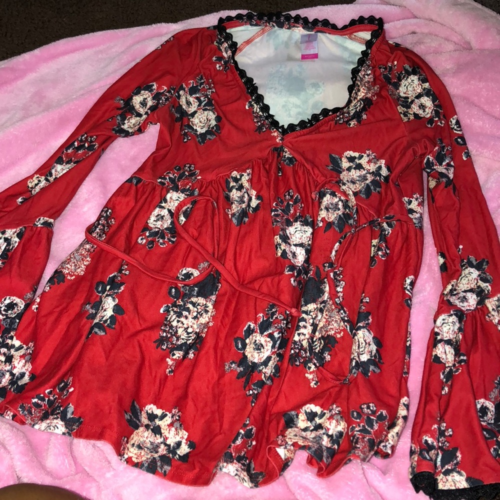 Flared shirt